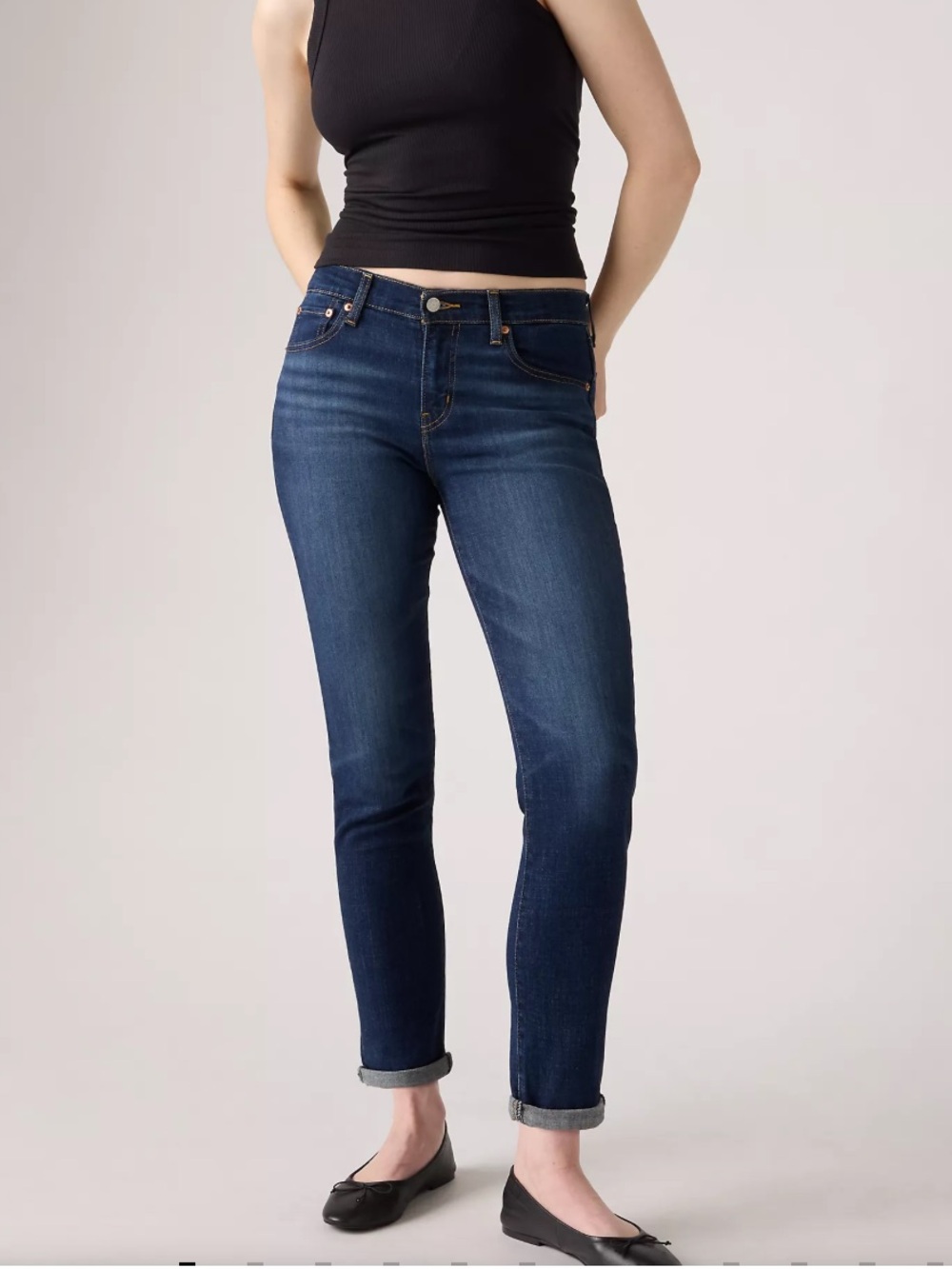 NWT Levi’s Boyfriend Mid Rise Jeans 29 x 27
